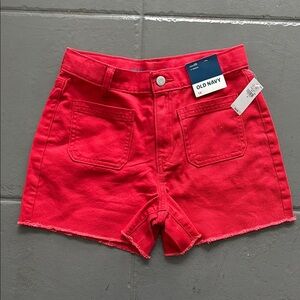 Old Navy Girl’s Red Denim Shorts